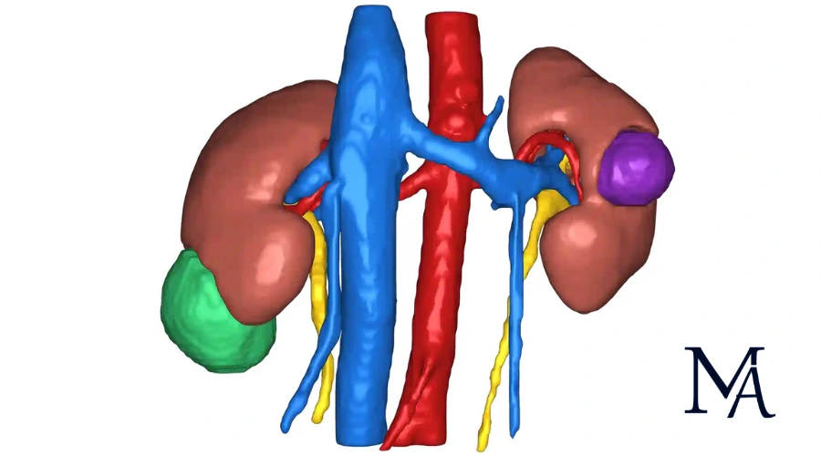 Reconstruction 3D du rein à partir du scanner du patient